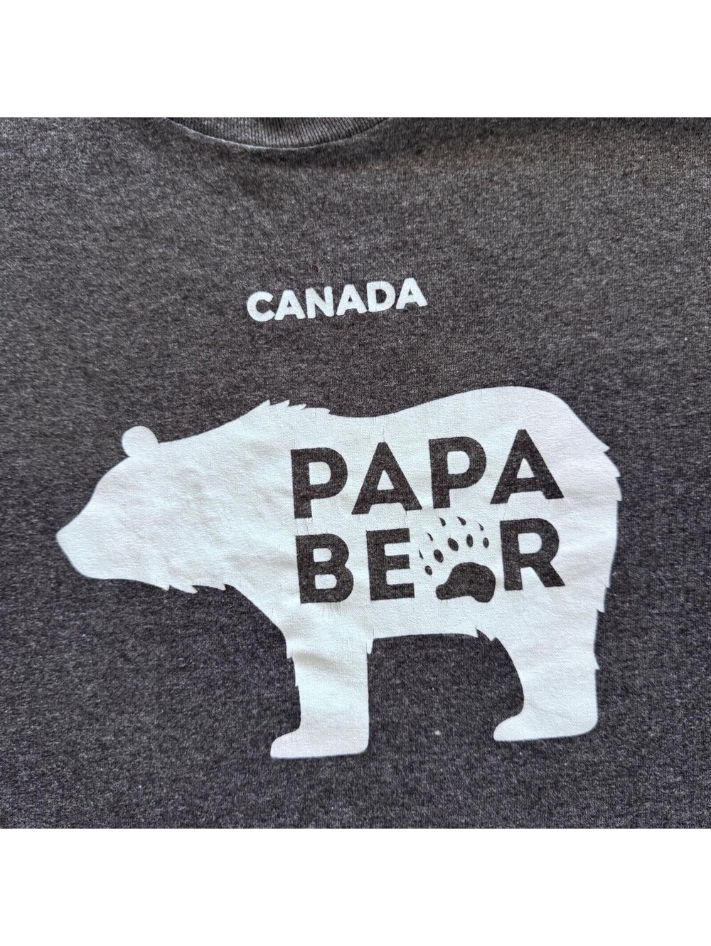 Canadian Grey Papa Bear T-shirt
